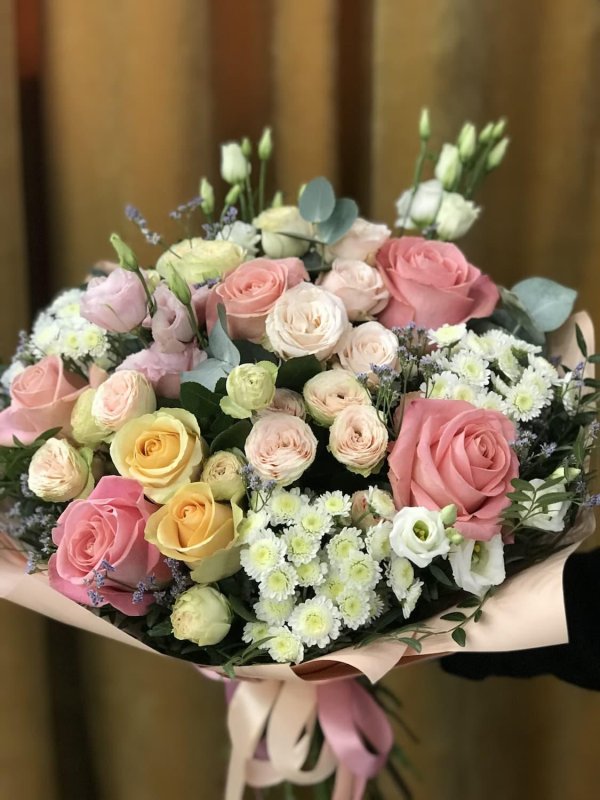 сборные букеты