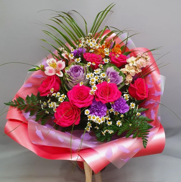 сборные букеты