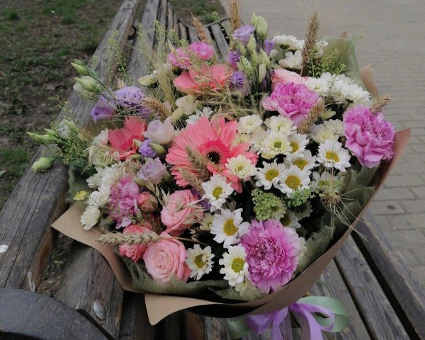 модные букеты