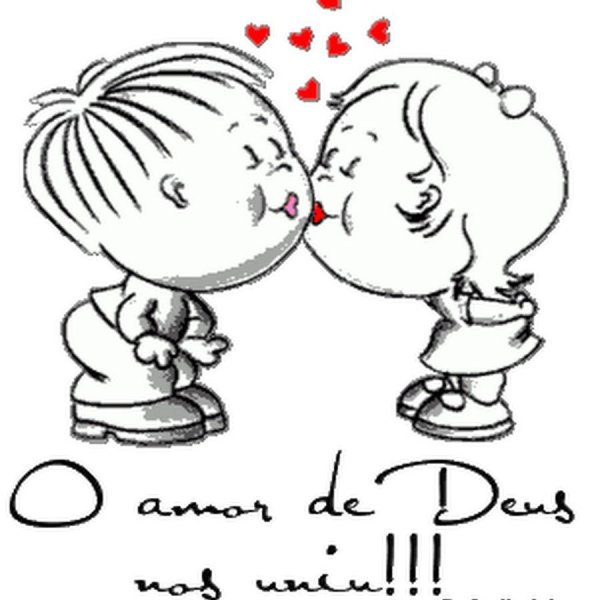 поцелуи рисунки