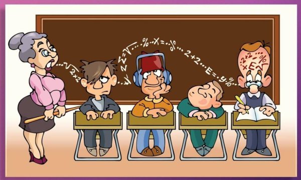 ученики мультяшные