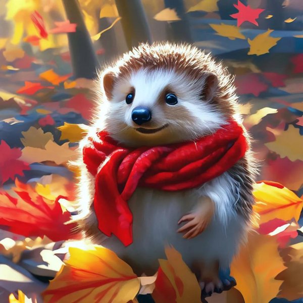 ежик реалистичный