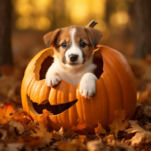 щенок тыква