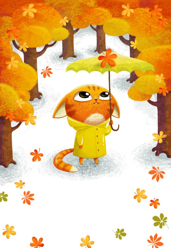 милые осенние рисунки