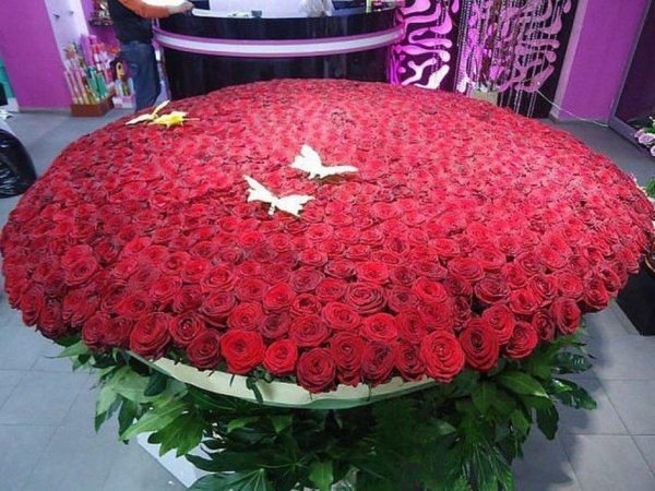 самые большие букеты