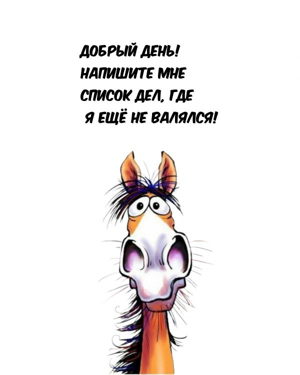 мультяшный конь