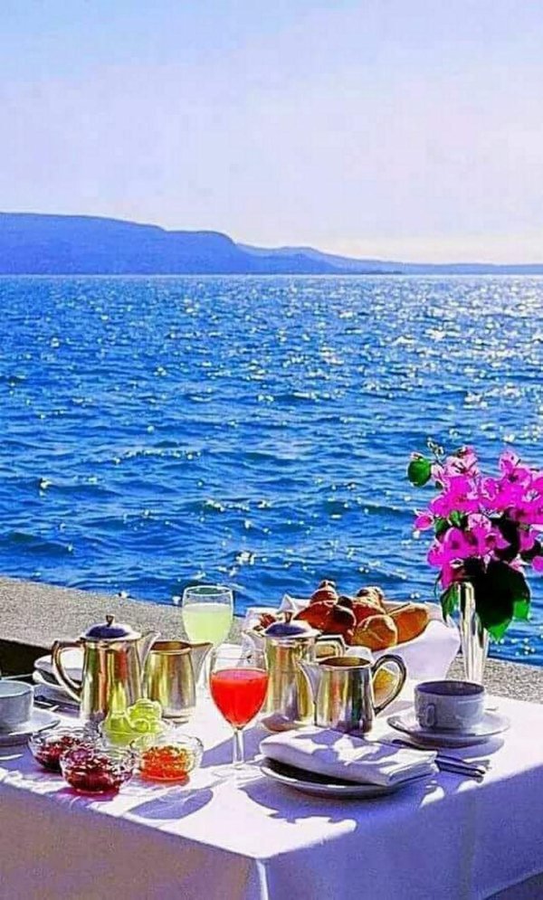 санторини утро