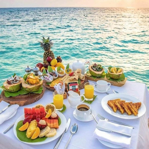 роскошный завтрак