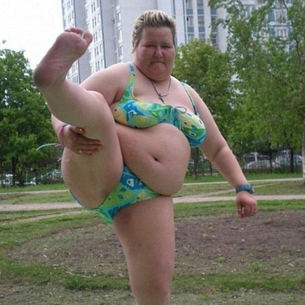жирная тетка