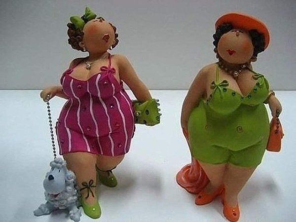 статуэтка толстушка