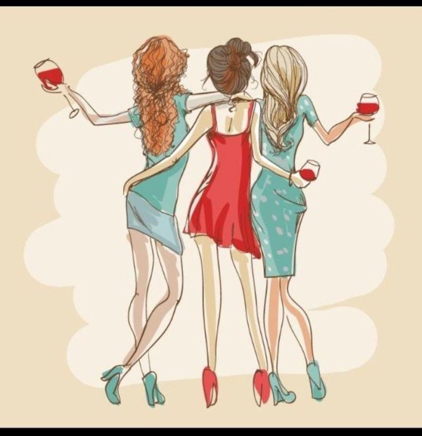 мультяшные подружки