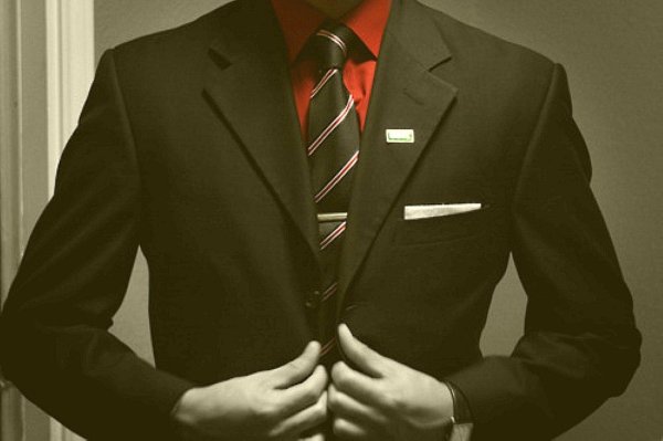 костюм галстук