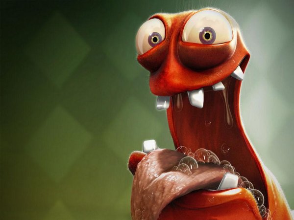 червяк смешной