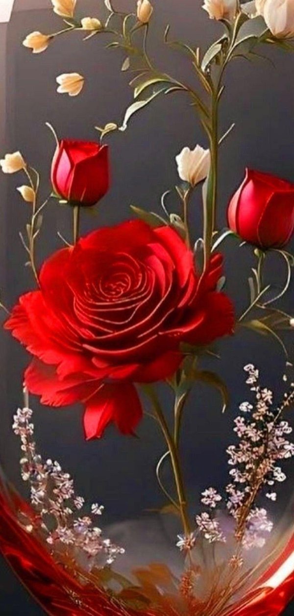 красная роза