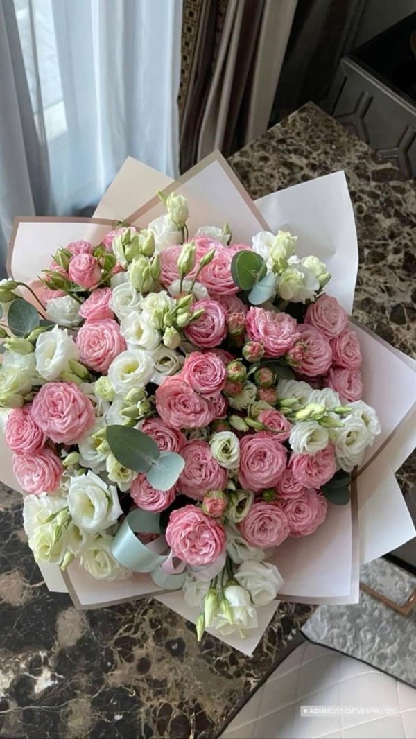 розовые букеты