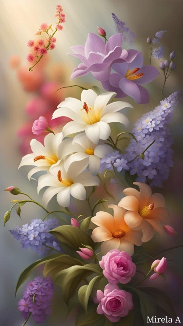 цветок картина