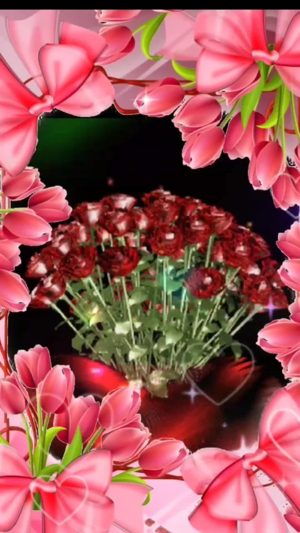 цветочная рамка