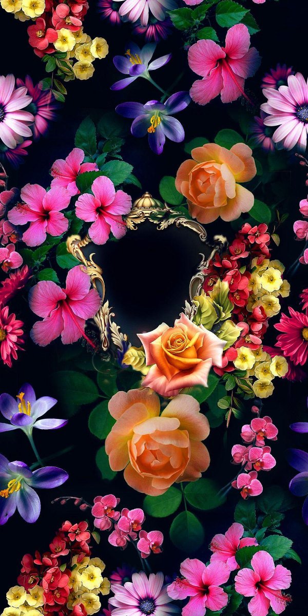 цветочный принт