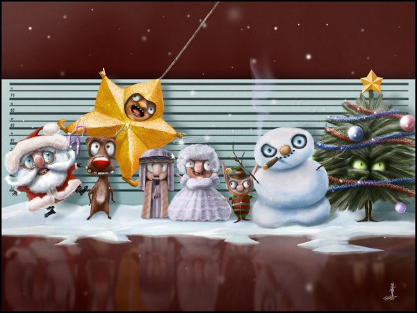 новогодние персонажи