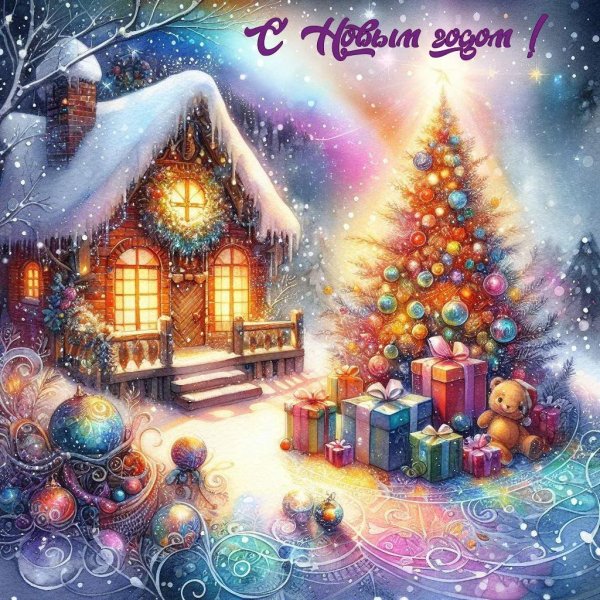 с новым годом красивая