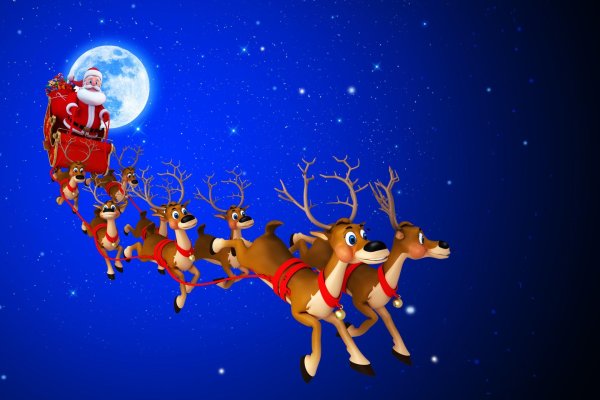 рудольф олень санта клауса
