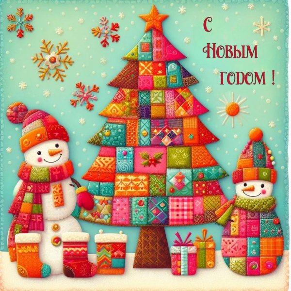 новогодние открытки оригинальные