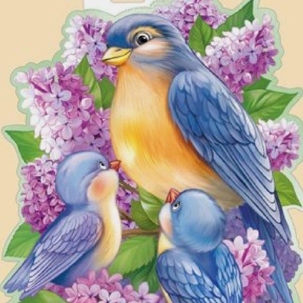 плакат вырубной птицы