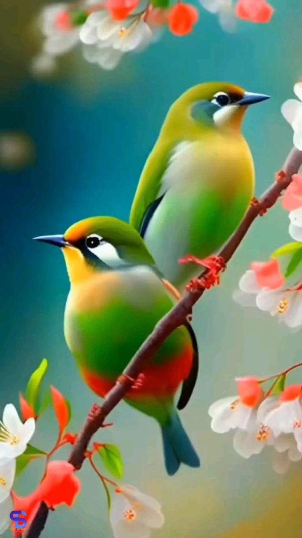 разноцветная птица