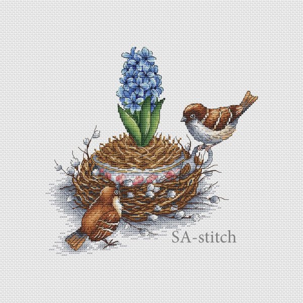 Хорошего дня весенние с птичками