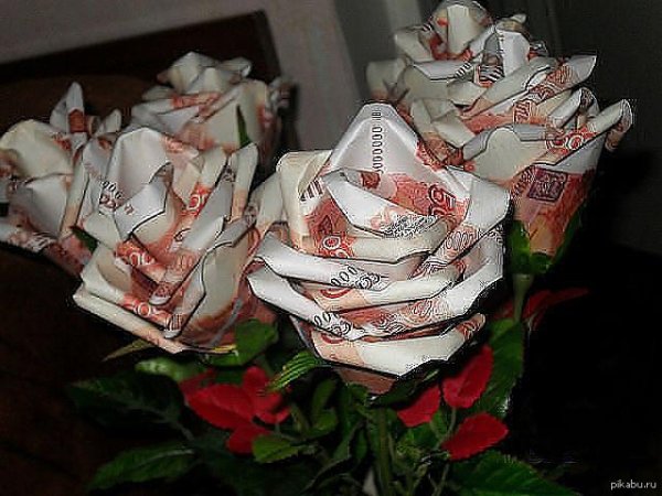 букет из денег
