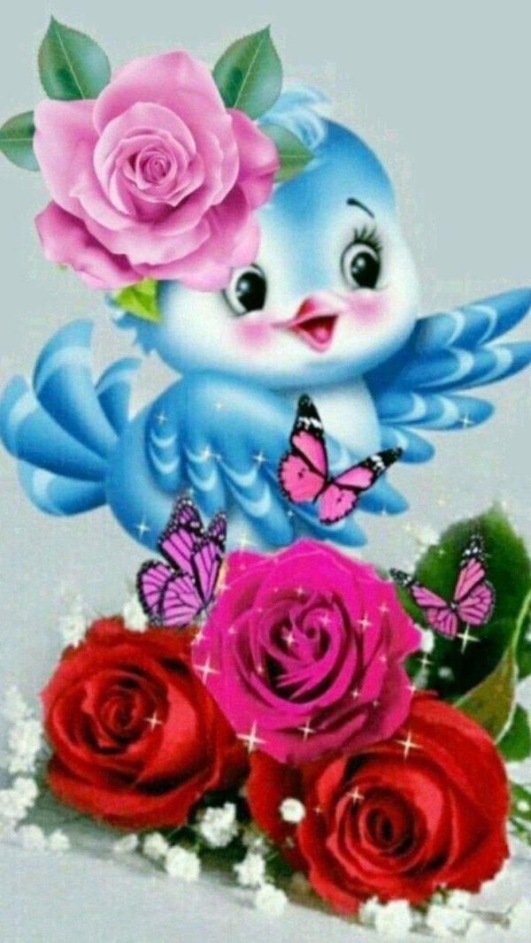 мультипликационные птички