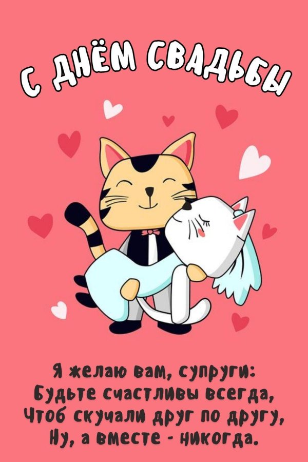 с днем свадьбы прикольные открытки