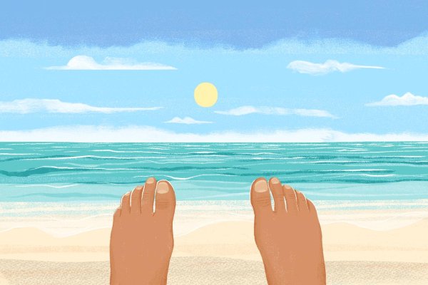 пляж иллюстрация