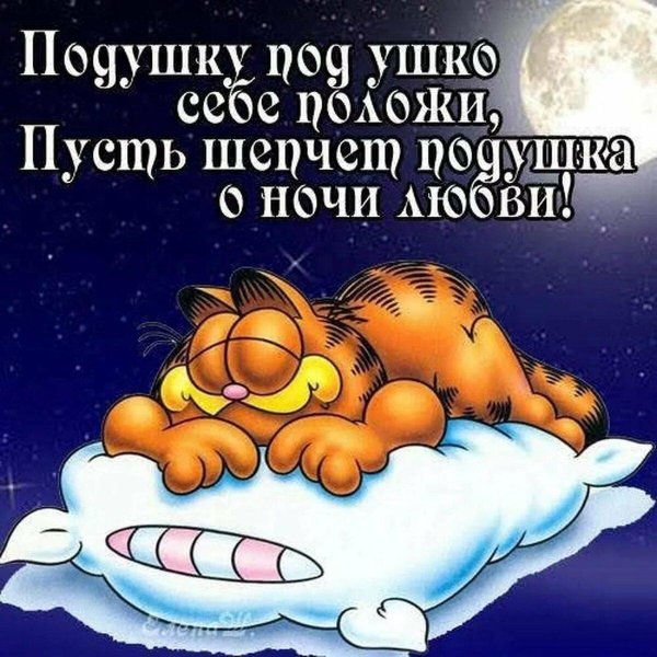 доброй ночи гарфилд