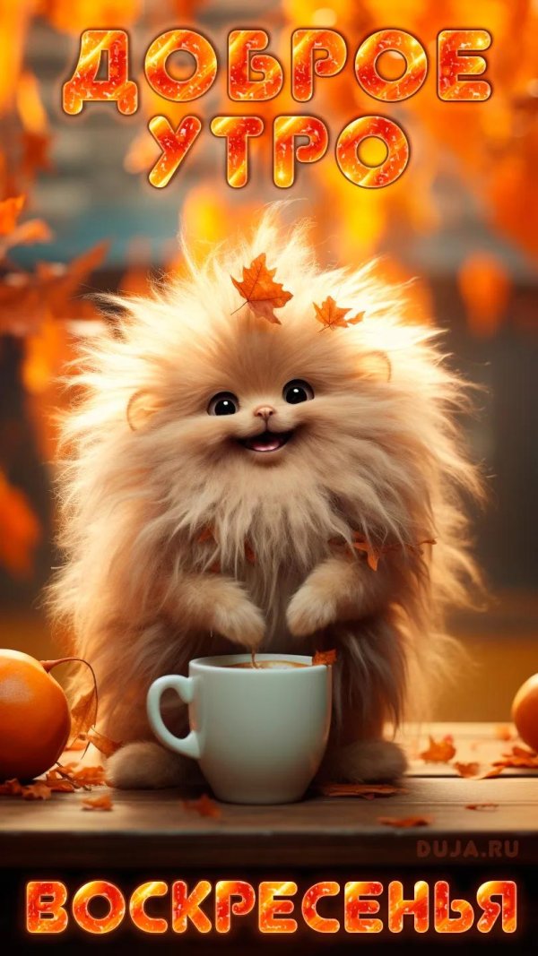 доброго утра воскресения