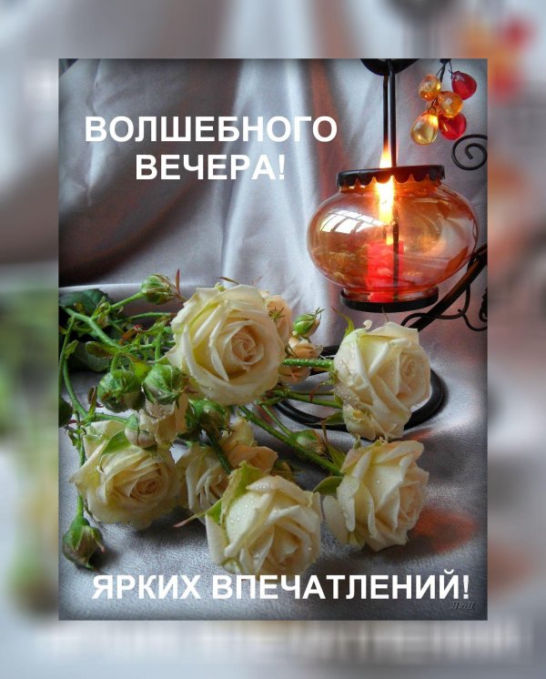 поздравление с хорошим вечером