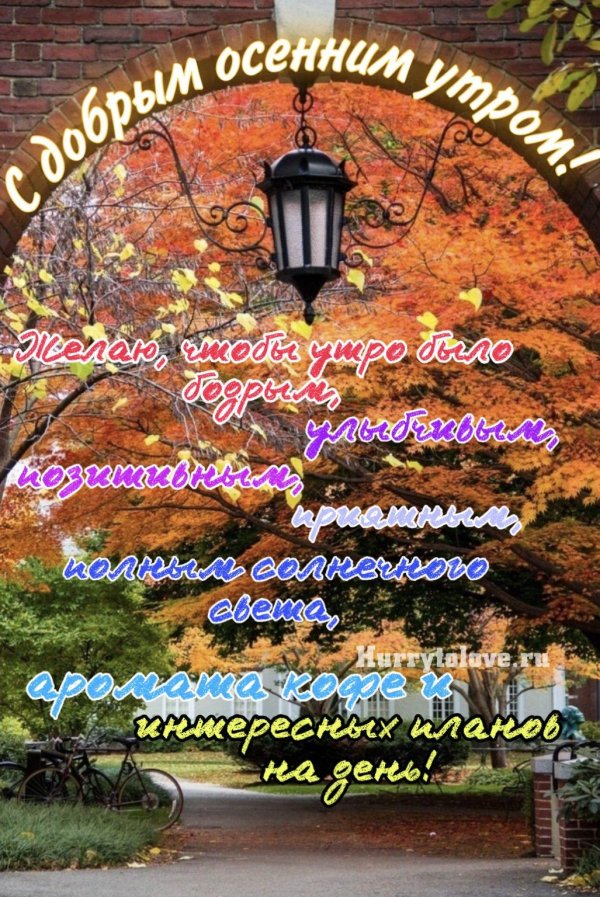 осень красивая