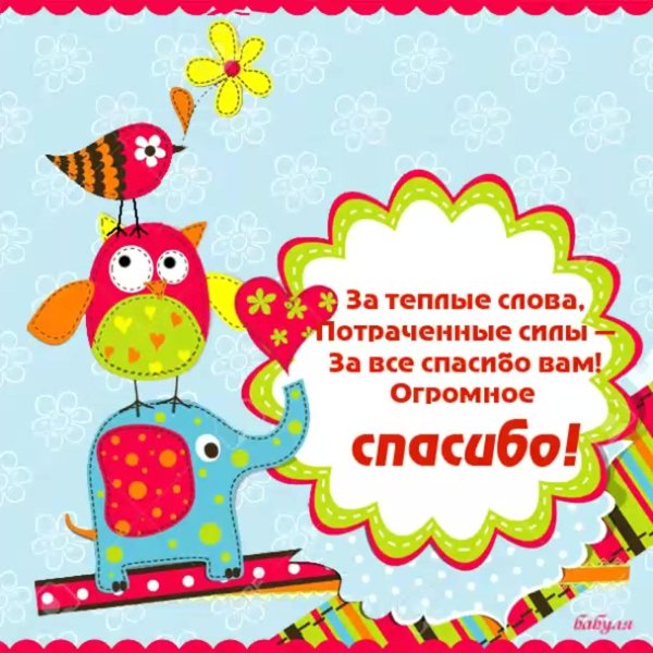 благодарность за поздравления с днём