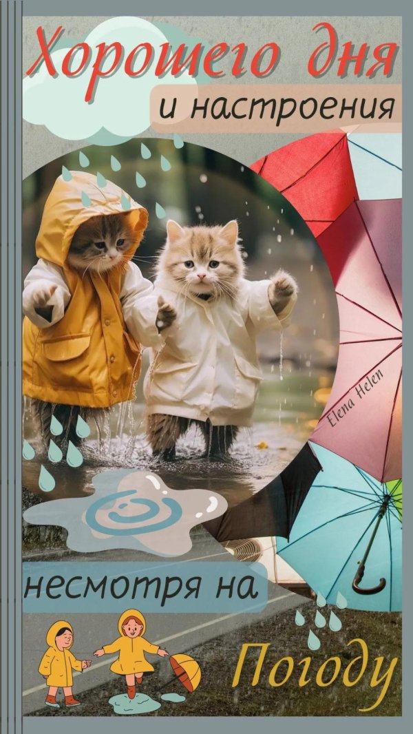 доброе дождливое утро понедельника