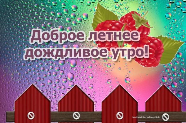 открытки доброе летнее утречко