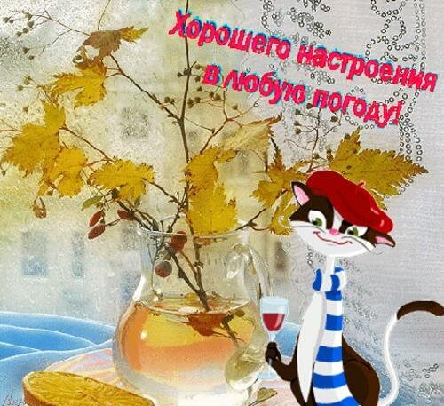 в любую погоду хорошего настроения