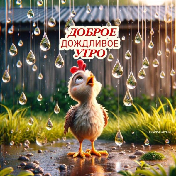 доброго дождливого утра