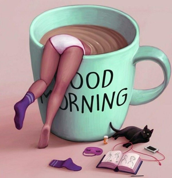 смешной кофе