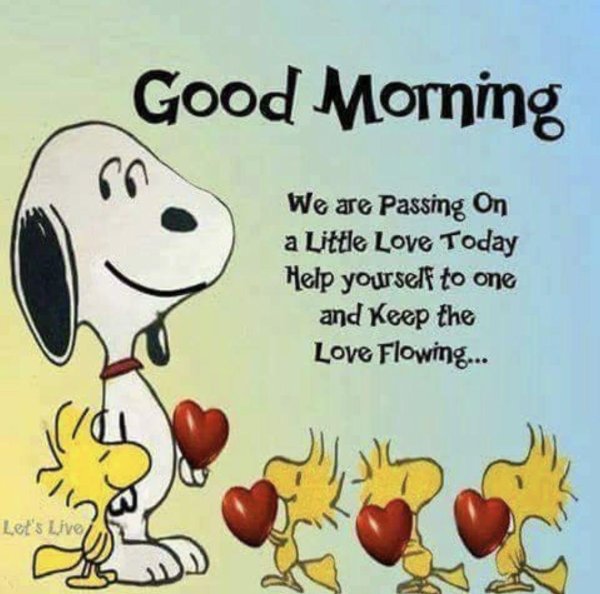 good morning snoopy