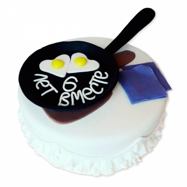 торт на чугунную свадьбу