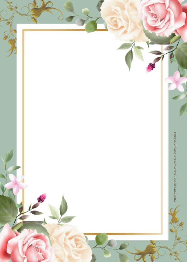 рамочка с цветами