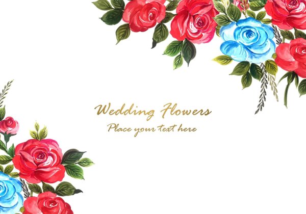 цветок акварель