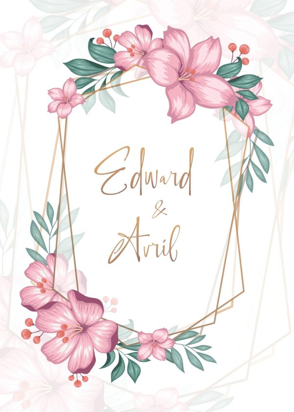 свадебное приглашение