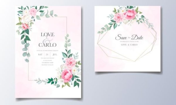 свадебное пригласительное