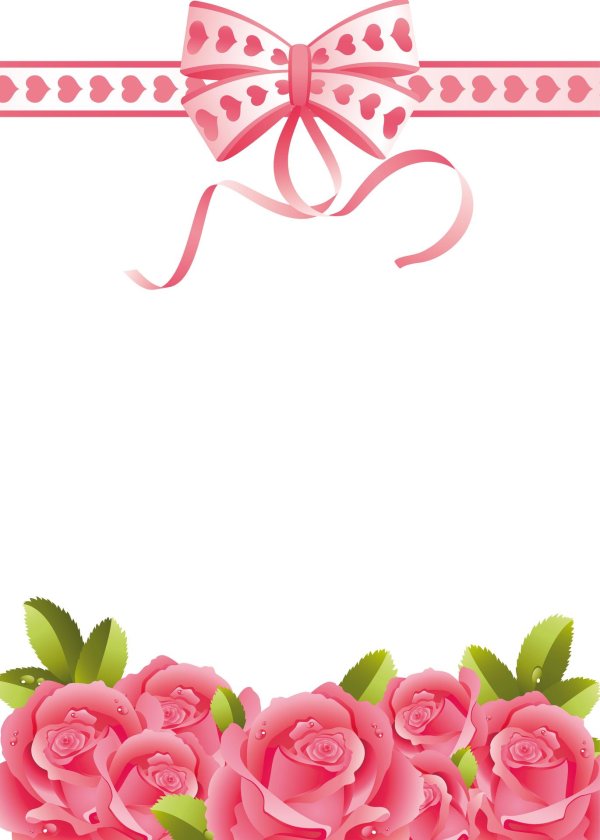 цветок рамка